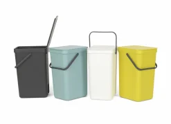 Vuilbak Sort & Go Brabantia 16L  grijs