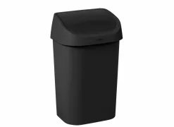 Vuilnisbak Mistral Swing 25L zwart
