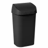 Vuilnisbak Mistral Swing 50L zwart