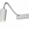 Wandlamp GU4 - aluminium - wit