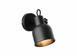 Wandlamp Rolet zwart 18W E14