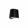 Wandlamp zwart 7W GU10