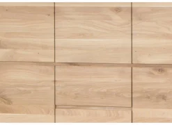 Wandmeubel Caviar 165cm - eik massief & decor - naturel