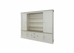 Wandmeubel 259cm - decor - lariks & bruine eik