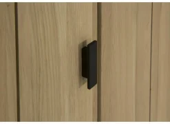 Wandmeubel Grimaldi 230cm - eik massief & decor - naturel