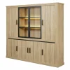 Wandmeubel Tibo 247cm - decor - French oak
