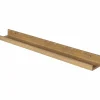 Wandplank Bergen 70x10x5cm - hout - eik