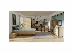 Wandplank Oriental Tree 125,6x21,9x43,2cm - decor - bartex eik