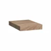 Wandplank 23,5x23,5x3,8cm - MDF - eik naturel