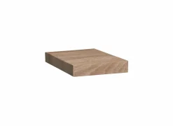 Wandplank 23,5x23,5x3,8cm - MDF - eik naturel
