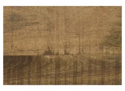 Wandrek Amador 80x20x80cm - mango massief - zwart & bruin