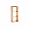 Wandrek Mix N' Modul 3 vakken 34,5x32x100,5cm - decor - naturel
