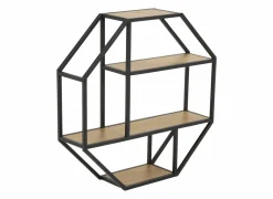 Wandrek 77x20x77cm - decor - eik