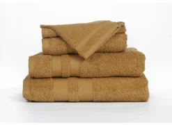 Washandje Katharina 16x21cm mustard