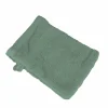 Washandje 15x21cm stone green set van 2