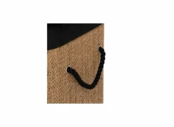 Wasmand 41,5x30x50cm - bamboe - zwart/bruin