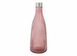 Waterfles Atla 1L - glas - deep maroon