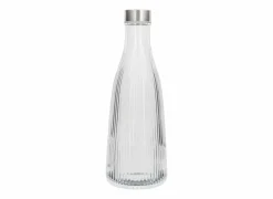 Waterfles Atla 1L - glas - transparant