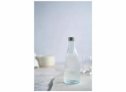 Waterfles Atla 1L - glas - transparant