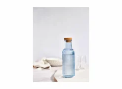 Waterfles Raya 1L - glas - blauw