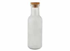 Waterfles Raya 1L - glas - transparant