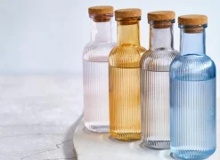 Waterfles Raya 1L - glas - transparant