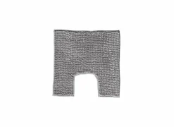 Wc-mat Indiana Shape 50x50cm - chenille - grijs