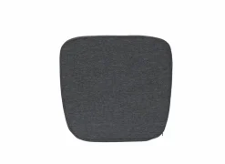 Wickerkussen Jono 46x49cm - polyestervezel - antraciet