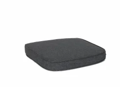 Wickerkussen Jono 46x49cm - polyestervezel - antraciet