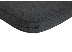 Wickerkussen Jono 46x49cm - polyestervezel - antraciet