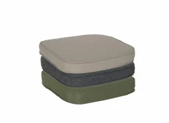 Wickerkussen Jono 46x49cm - polyestervezel - antraciet