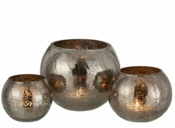 Windlicht Bol Craquele