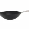 Wokpan Fusion Pro Ø36cm - koolstofstaal - zwart & zilver