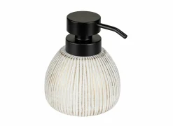 Zeeppompje Pascoli 12x11x13cm - keramiek - wit & goud