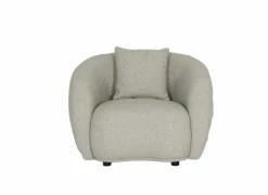 Zetel Aegea 1-zit - stof - lichtgrijs