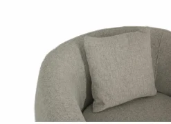 Zetel Aegea 1-zit - stof - lichtgrijs