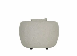 Zetel Aegea 1-zit - stof - lichtgrijs