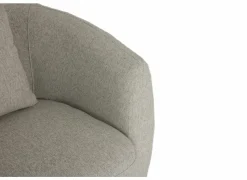 Zetel Aegea 1-zit - stof - lichtgrijs