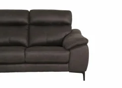 Zetel Angele 2,5+2-zit - stof - bruingrijs met relax