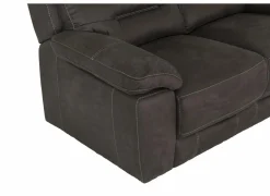 Zetel Ave 3+2-zit - stof - grijsbruin met relax