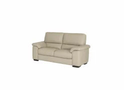 Zetel Aventi 2-zit - leder - grijs