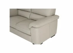 Zetel Aventi 2-zit - leder - grijs