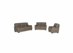 Zetel Barbiero 3+2+1-zit - leder - elephant taupe
