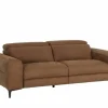 Zetel Blake 3-zit - stof - cognac met manueel verstelbare hoofdsteunen