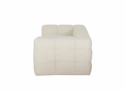 Zetel Bubble 2,5-zit - stof - wit