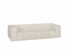 Zetel Bubble 4-zit - stof - wit