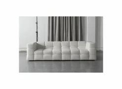 Zetel Bubble 4-zit - stof - wit