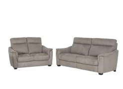 Zetel Centanni 2,5+2-zit - stof - grijs