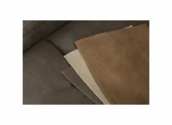 Zetel Cluny 3-zit - stof - bruingrijs met relax