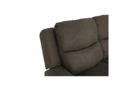 Zetel Cluny 3-zit - stof - bruingrijs met relax